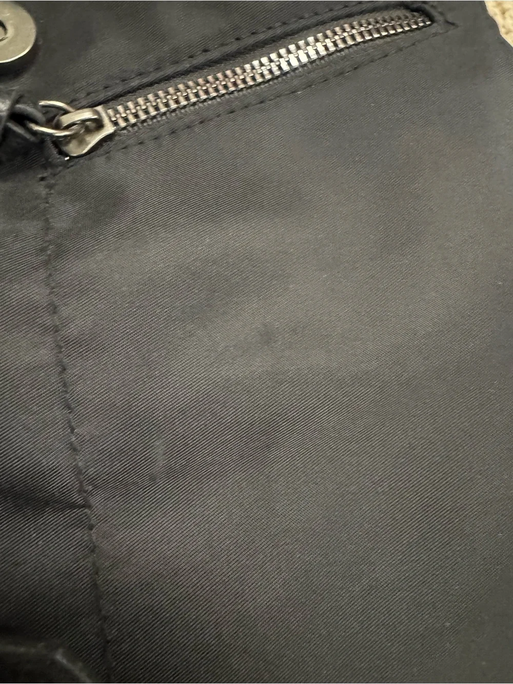 Botkier Black Nylon & Leather Flap Backpack
